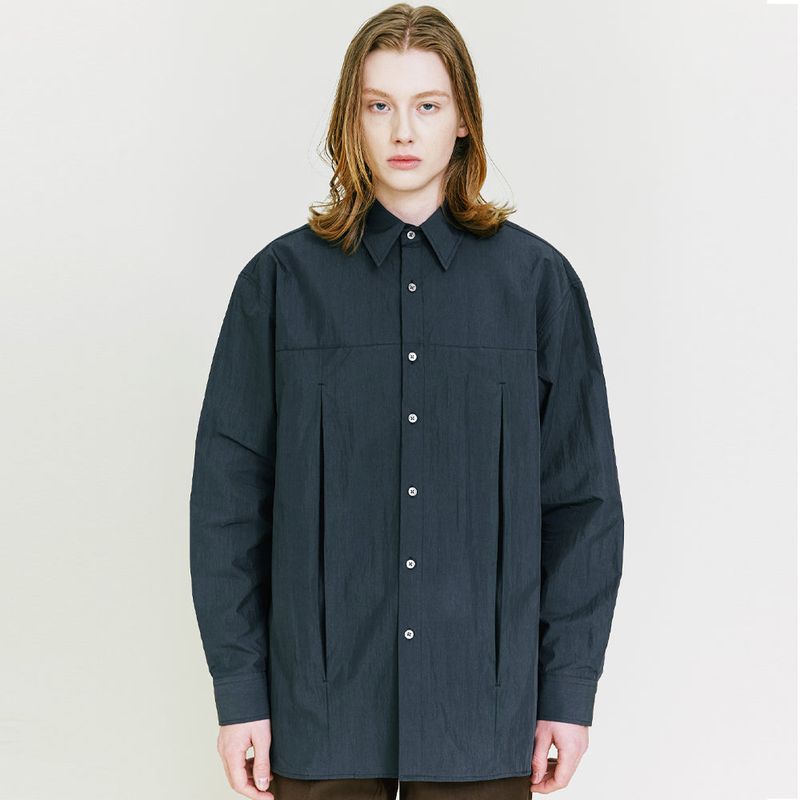 S SY(エスエスワイ)の「Double Vent Shirt navy(Tops)」