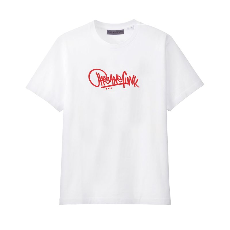 ARCANE FUNK（アーケインファンク）の「BASIC LOGO TEE white（Tops）」