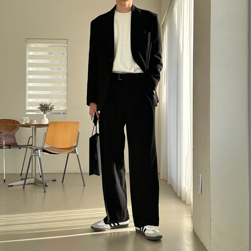 LMN Dape Belt Wide Set-up Jacket (4 colors)