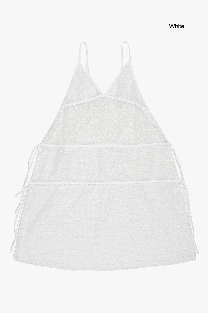 Rabia side slit slip one-piece