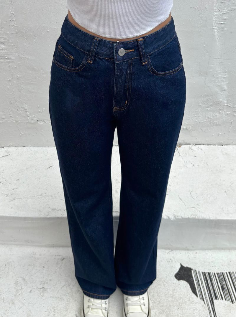 DARK BLUE CLASSIC DENIM PANTS code 18316