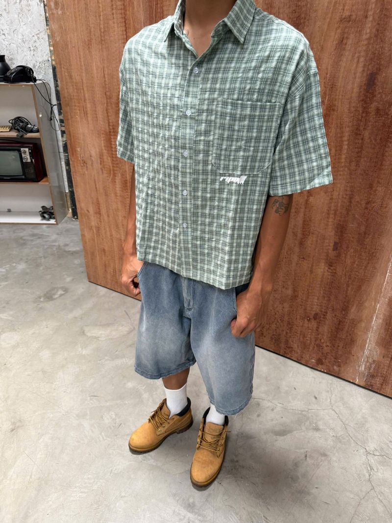 RIPOFFF チェックド ボクシー シャツ