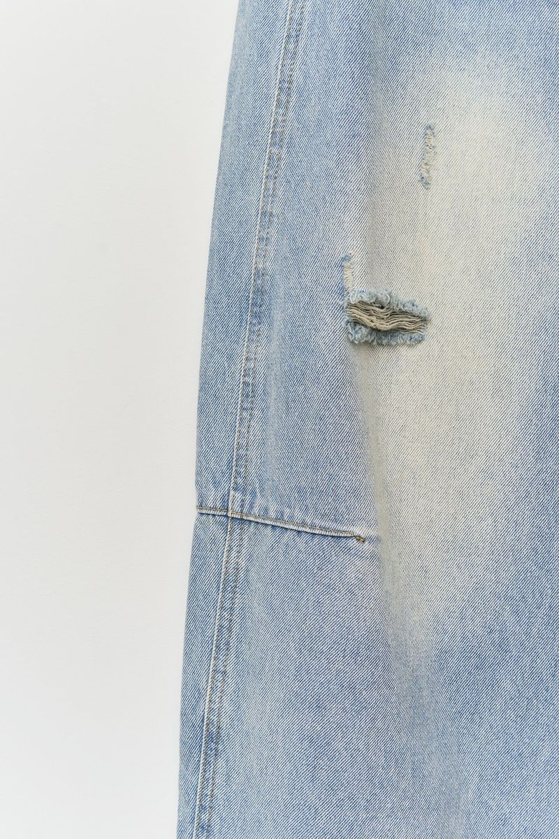 Brick Brushed Wide Denim