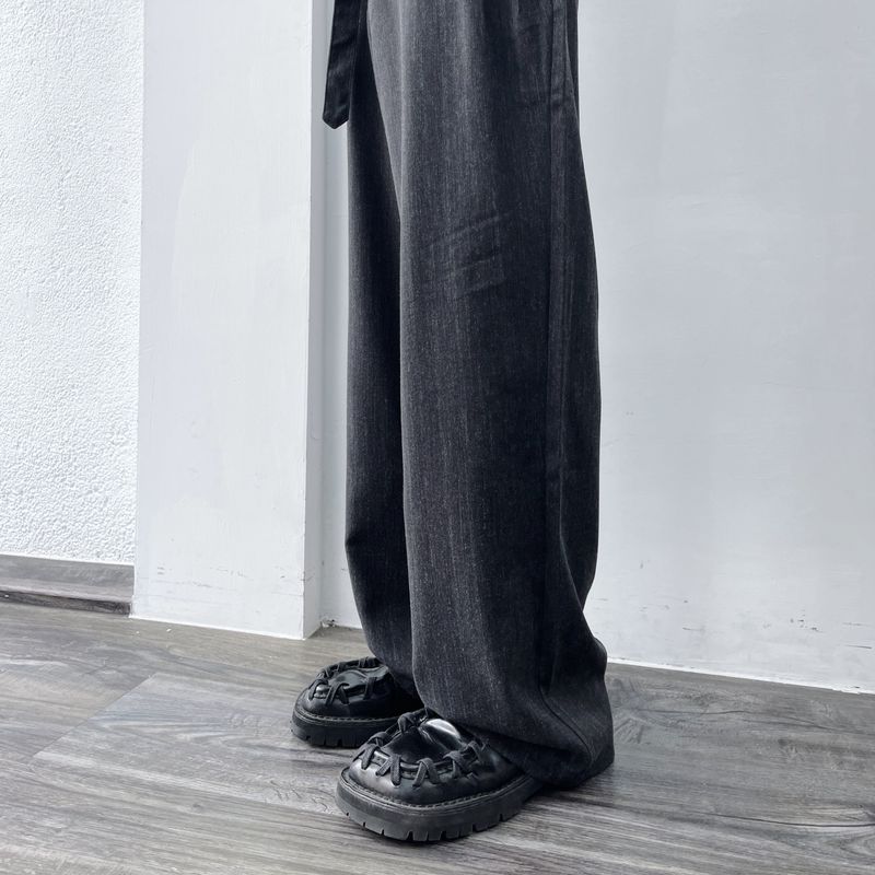 Shadow Texture Wide Trousers