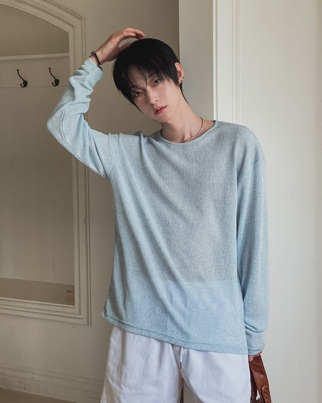 Oben Cotton Basic Long Sleeve T-shirt