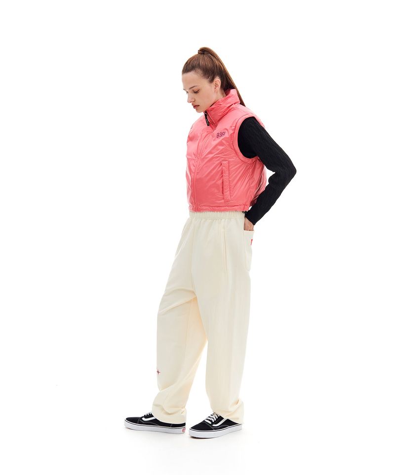 939 DETACHABLE CROP DOWN JACKET (PINK)