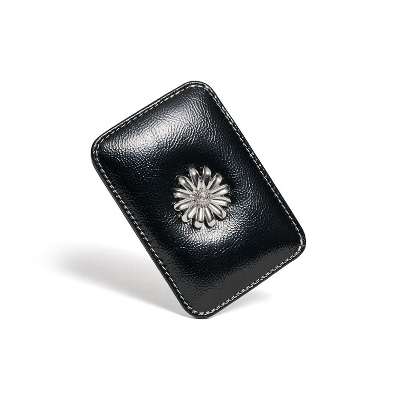 Daisy Slim Mini Transportation Card Wallet Black