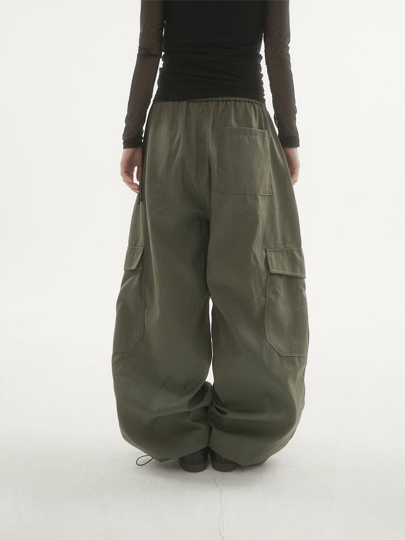 Toni pintuck cargo pants -3C