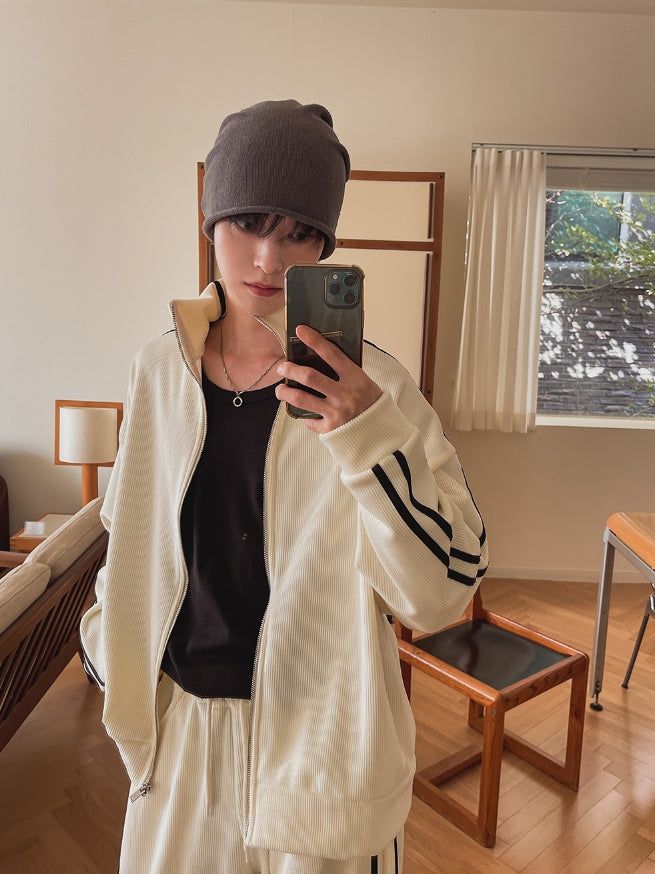 Kcat Velour Track Top Jersey