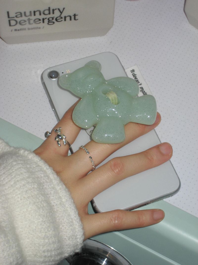 [925Silver] Bear hug ring