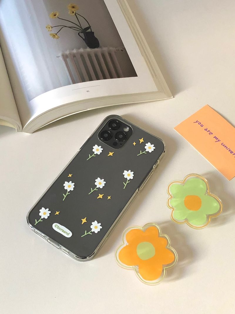 bora and(ボラアンド)の「Daisy jelly case (iphone case)(Smartphone Accessories)」