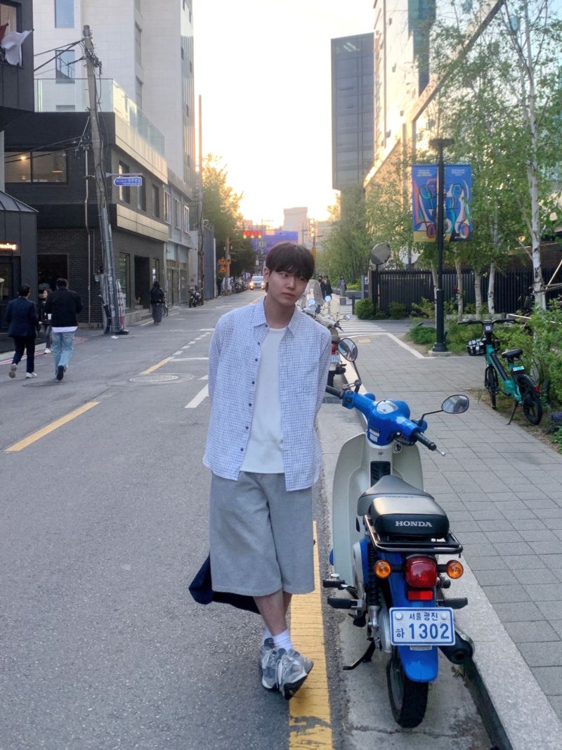 WHAT A LOOK(ワット ア ルック)の「"ルクだけ" ラベル バミューダ スウェットショーツ(パンツ)」