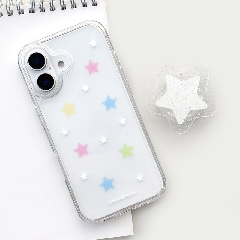 [Gel-hard] Simple Star Phone case (only case)