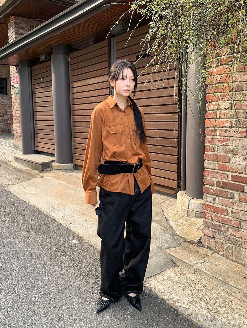 WESTERN SUEDE SHIRT (3C)