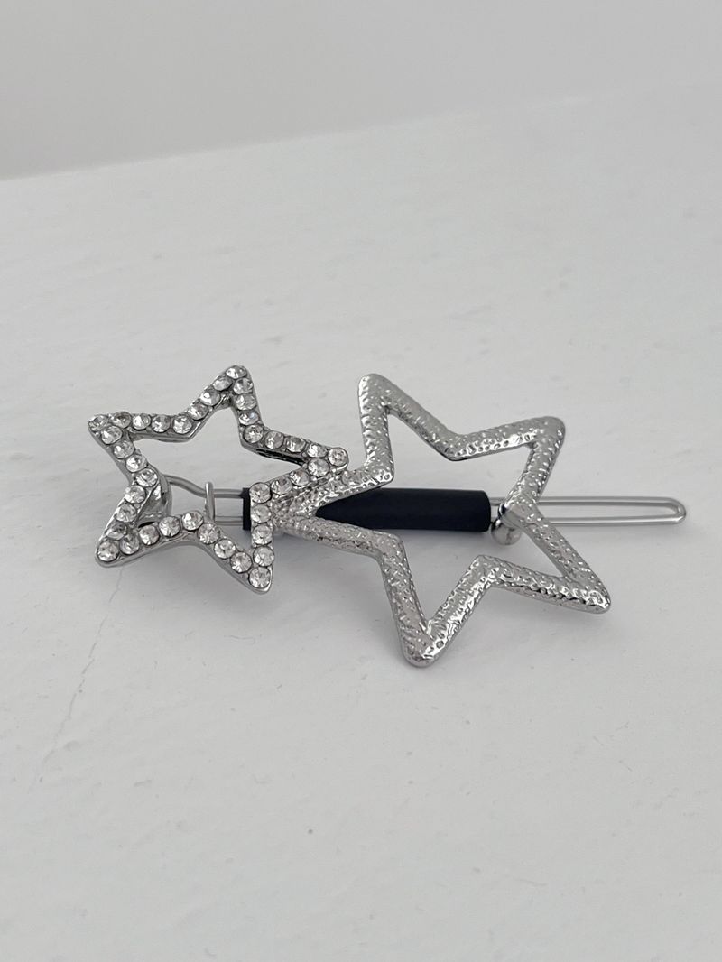 Killie Cubic Silver Star Hairpins