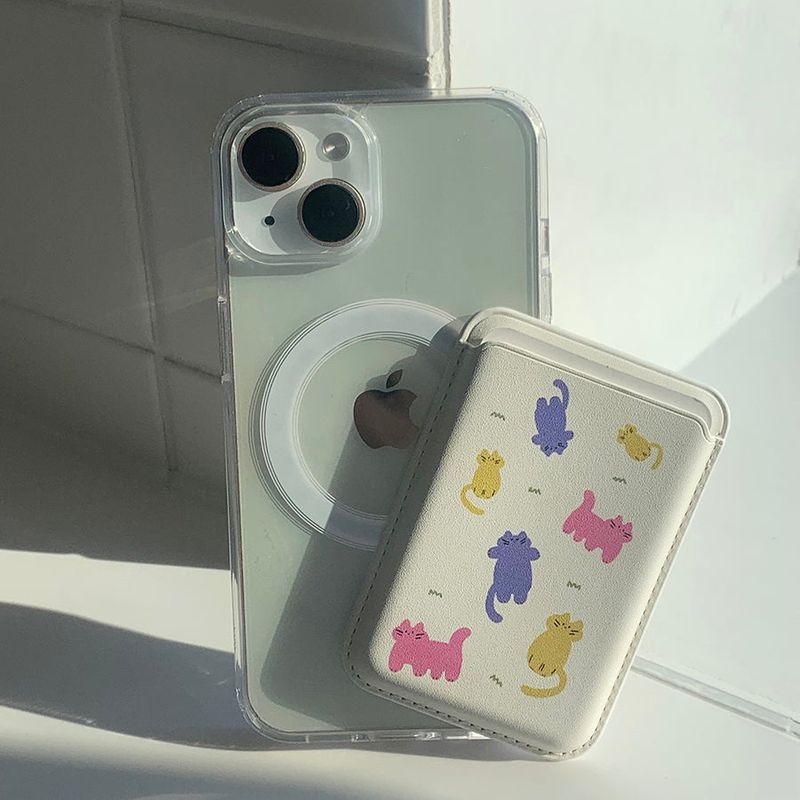 Colorful Color Cat Magsafe CardPocket