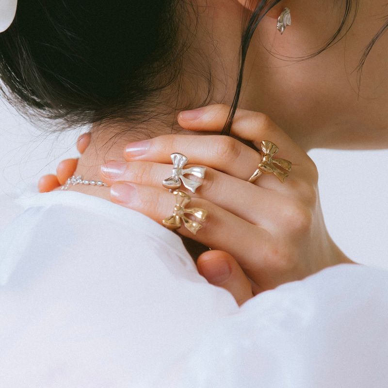TOMAR（トマル）の「[MADE] Ribbon ring (silver)（Accessories）」
