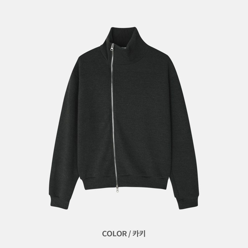 Moore Side Knitted Zip Up