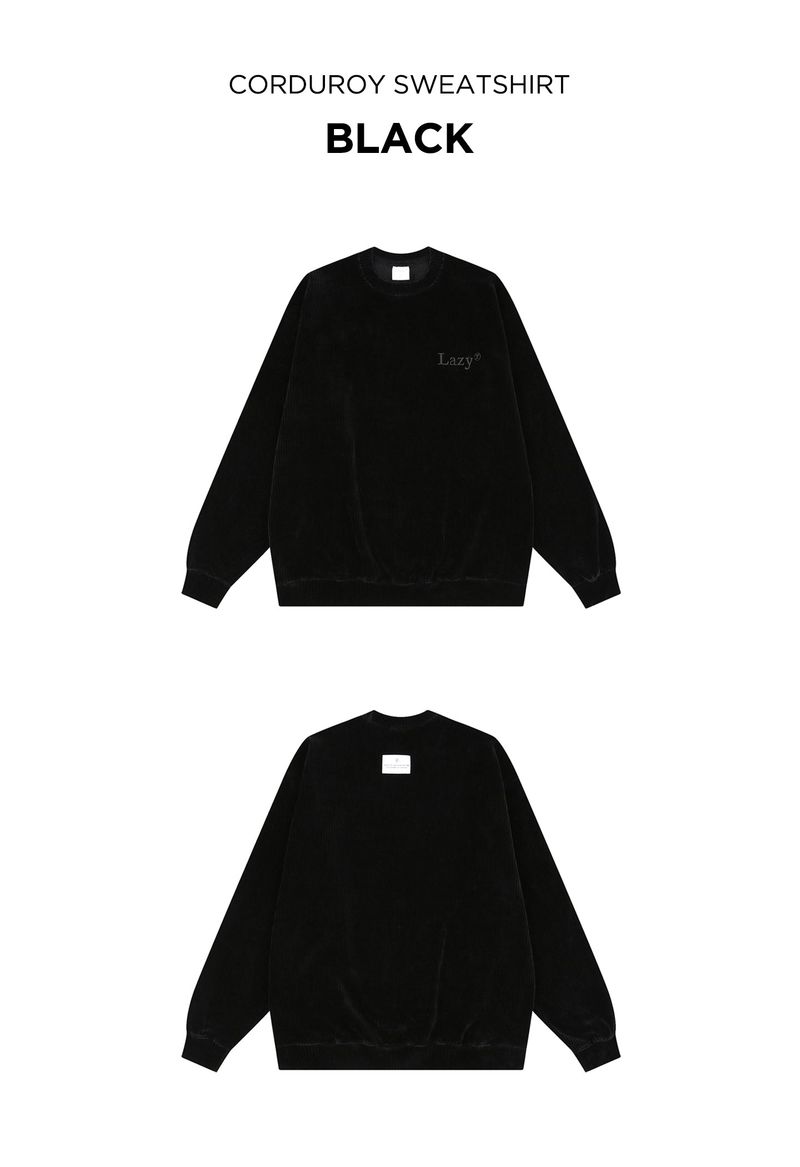 Corduroy Sweatshirt (8 Colors)