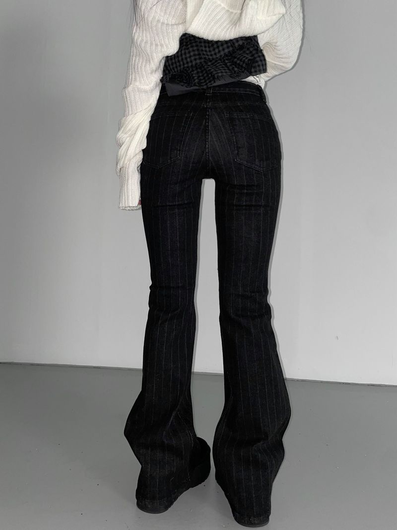 solitude striped bootcut