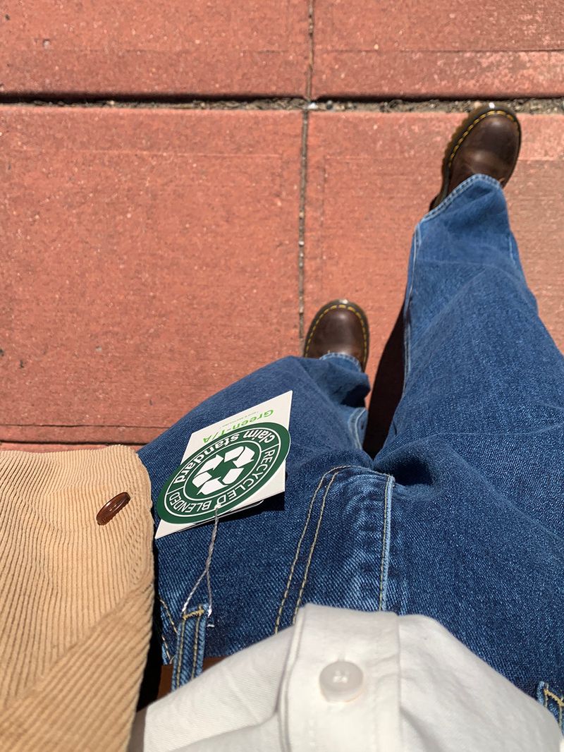 [Cowhide] Mid pick belt