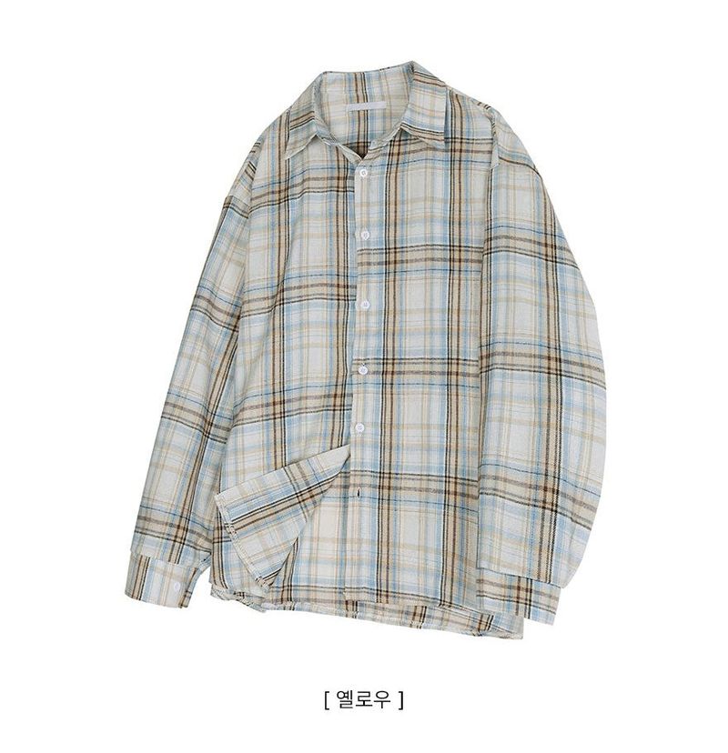 Lue Loose Fit Checkered Shirt