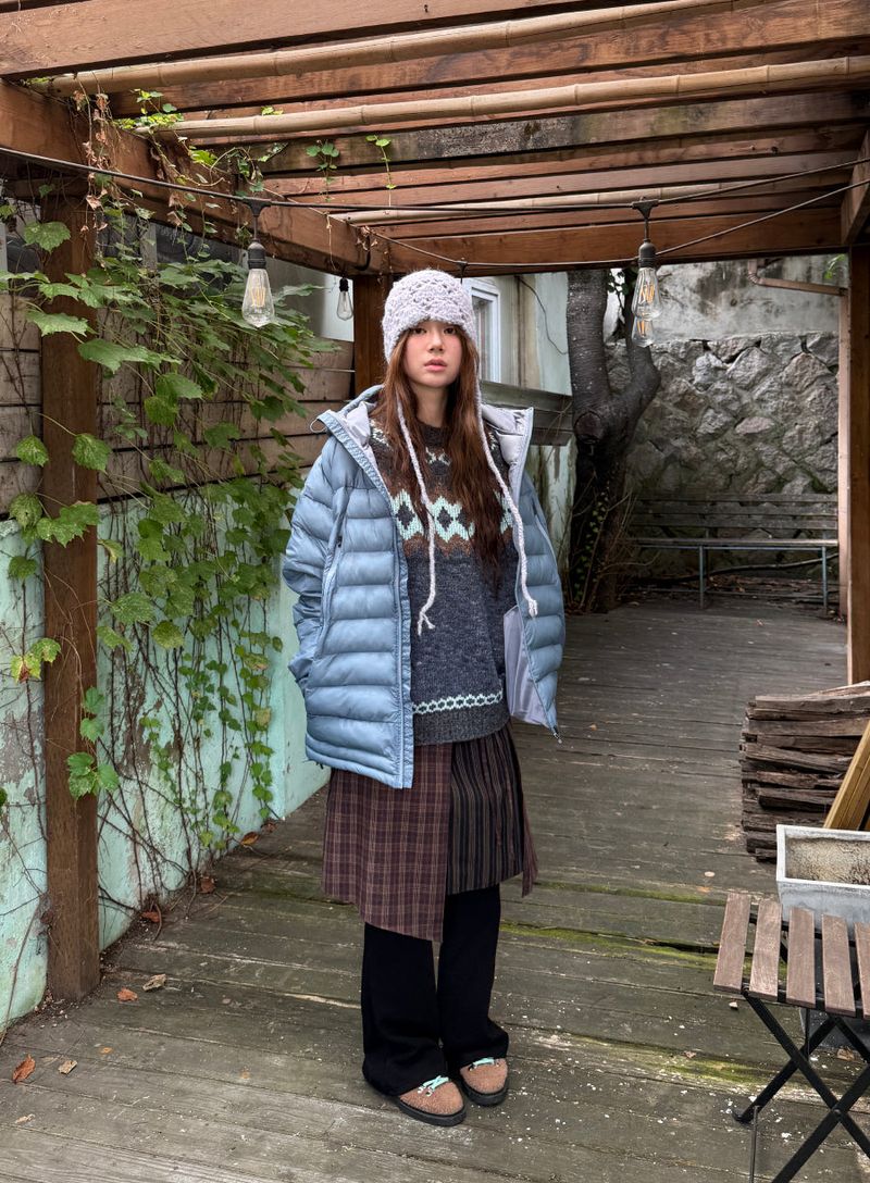wellon light padding jumper 