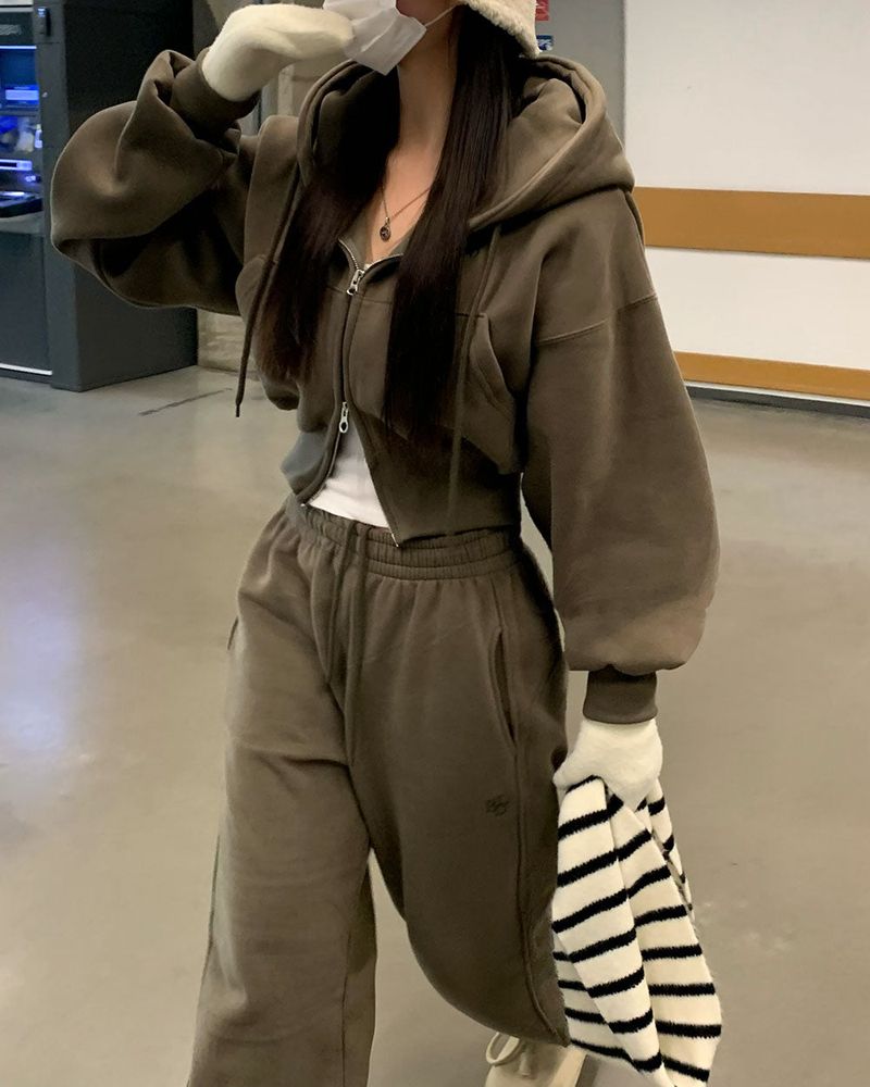 [BELLIDE MADE] Hit item wool napping two-way set