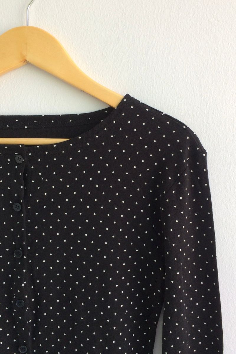 Round Pick Dot Cardigan