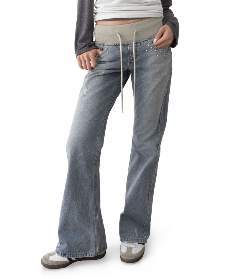 Ruin Layered Banded Bootcut