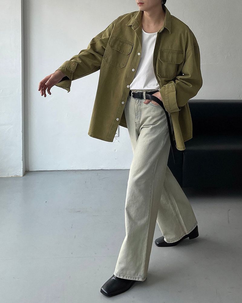 COZINESS（コジネス）の「MONTH Salt Kiwi Denim Shirt Jacket（Jackets/Outerwear）」