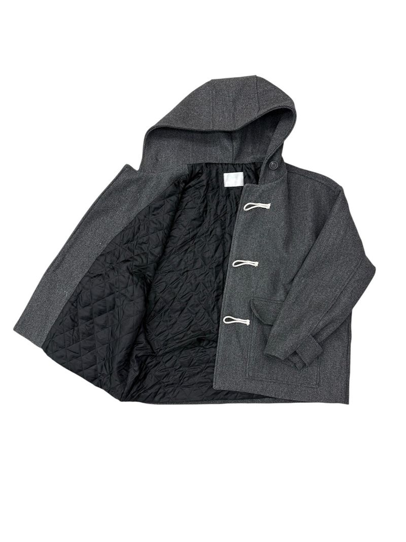 Wool Hooded Duffle Coat (3 Colors)