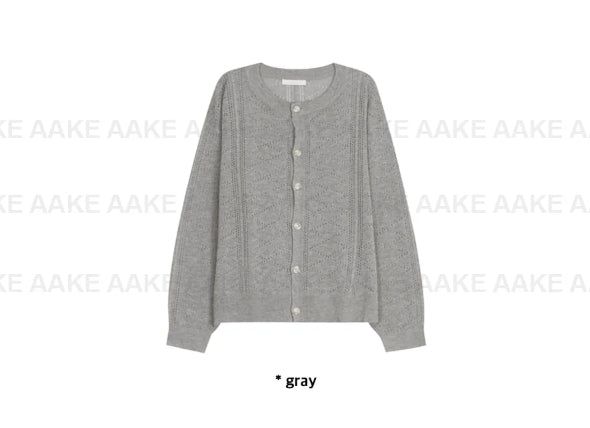 LINEN BLEND CARDIGAN
