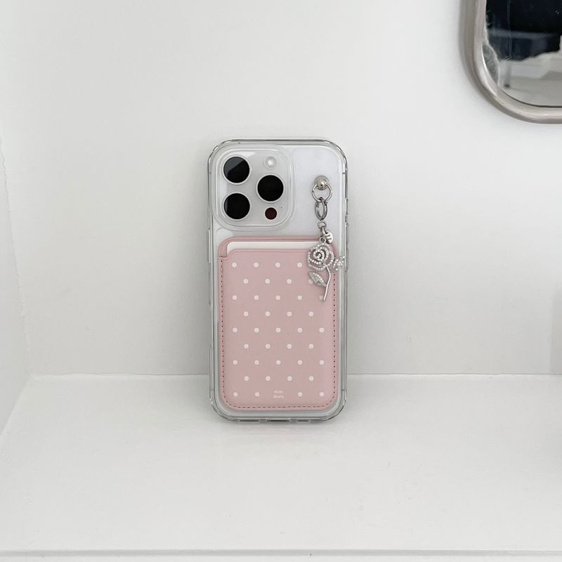 Pink Dot MagSafe card wallet+MagSafe case