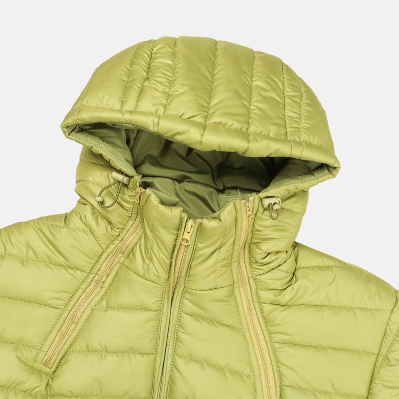 Eco Lightweight Hooded Puffer Jacket (4 Colors)