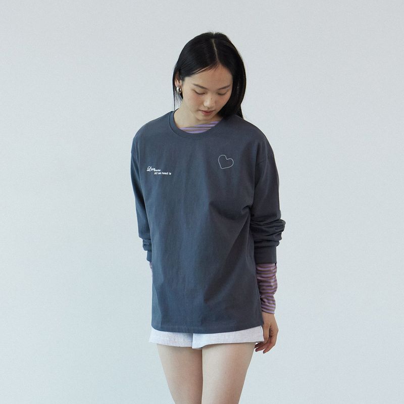 Love more t-shirt_gray