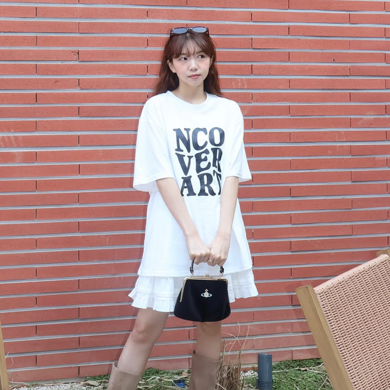 WAVE GRAPHIC TSHIRTS-WHITE