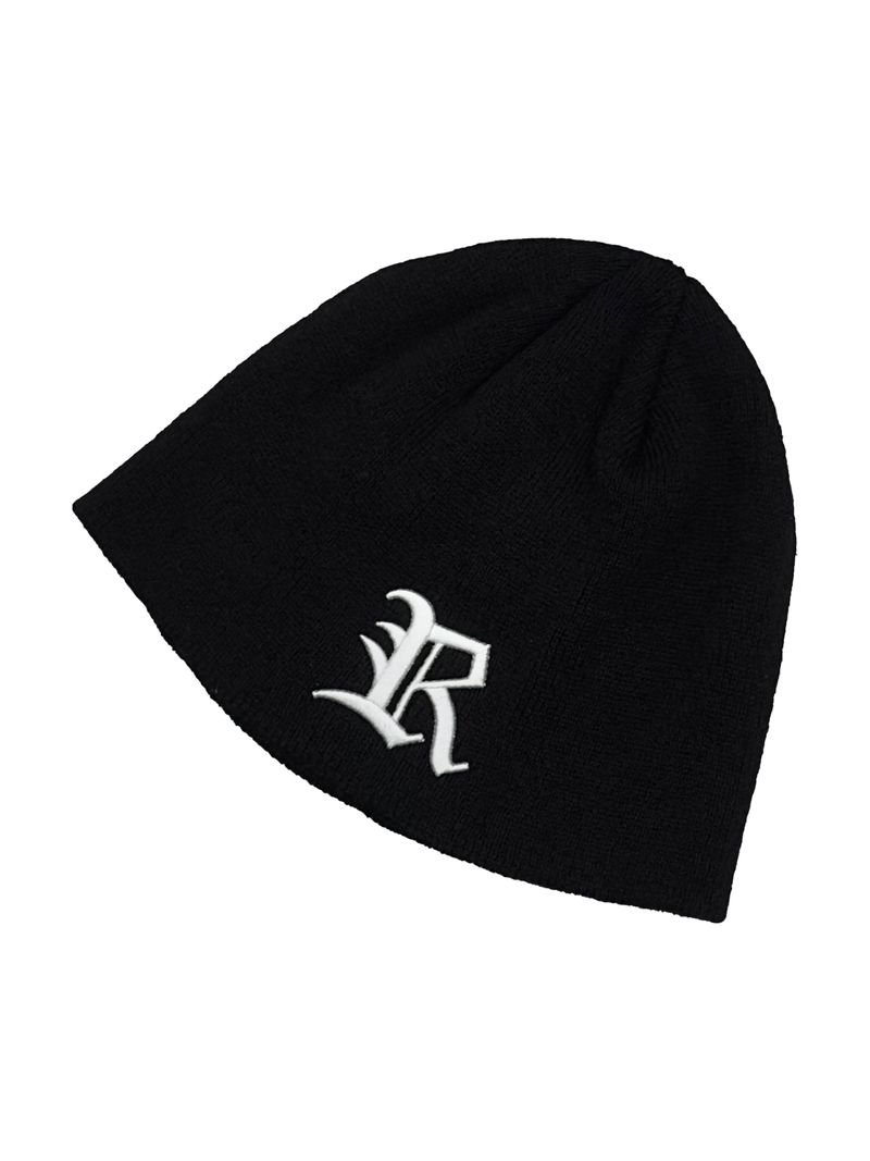 chrome R beanie