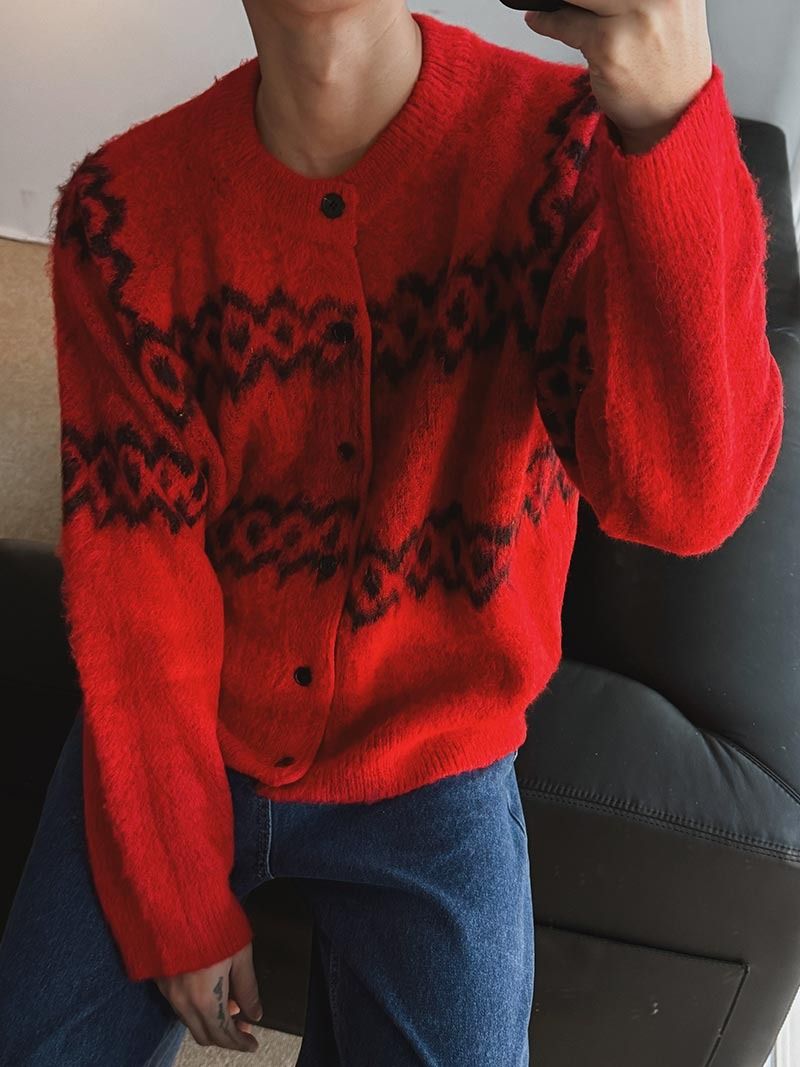 ASCLO Maria Hairy Cardigan (3color)