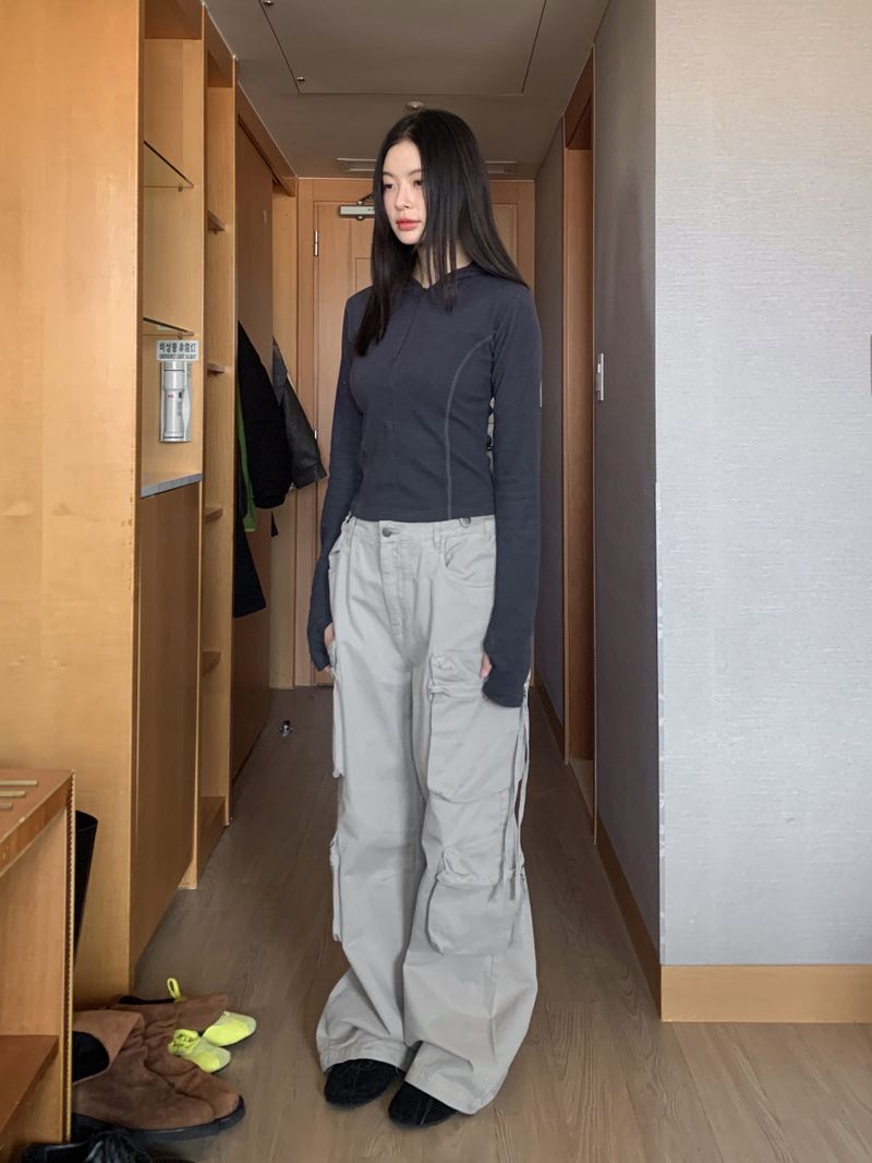  LINE HOOD HALF ZIP-UP