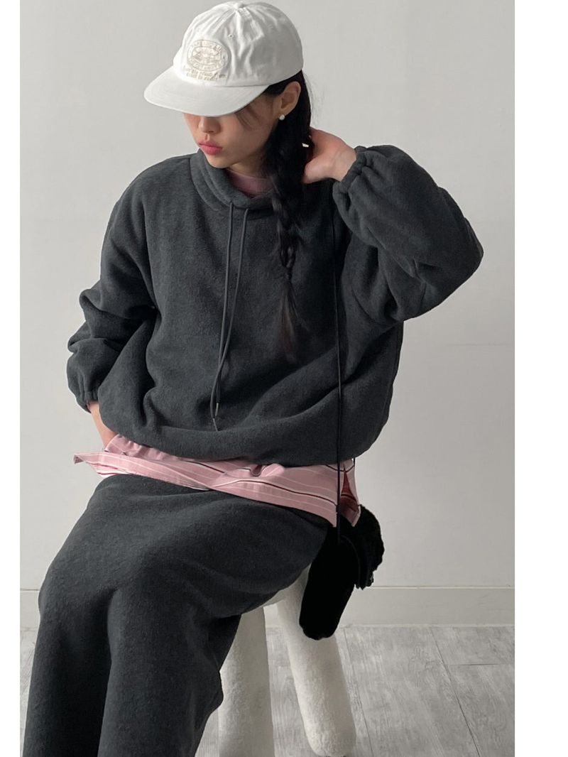 [Setup Available] Newdy Fleece High Neck Sweatshirt