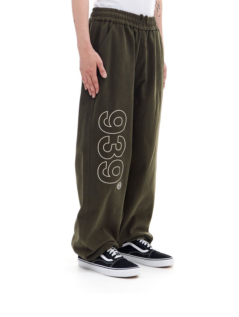 939 LOGO COTTON PANTS (KHAKI)