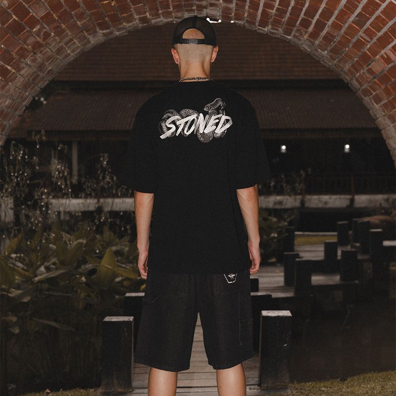 Mystic : Denim Jorts Black