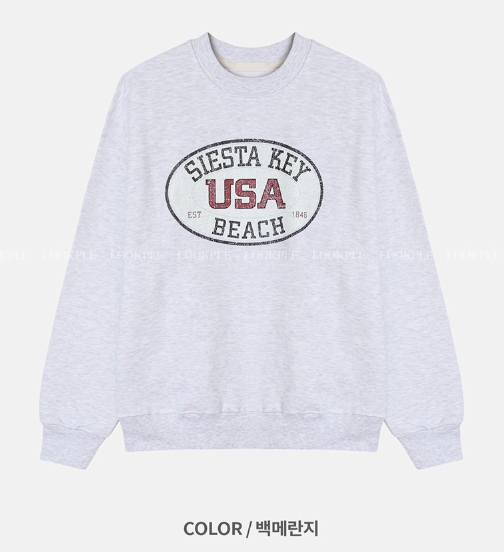 Muid USA Siesta Pigment Overfit Sweatshirt