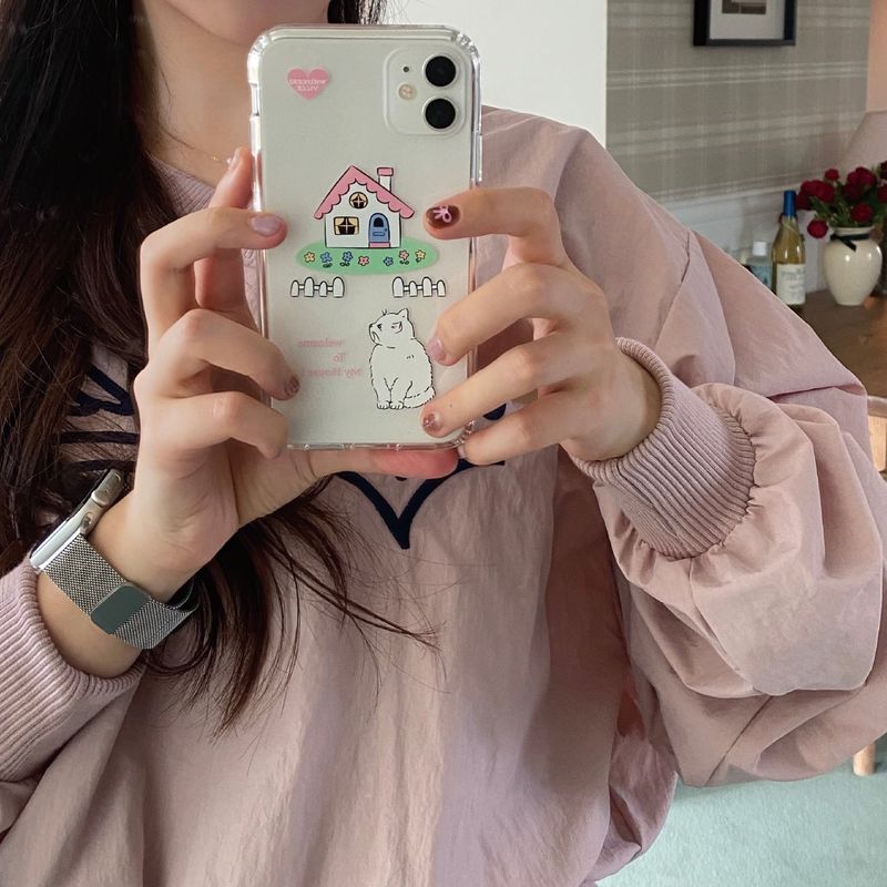 [MADE]Pink House Jelly Hard Case