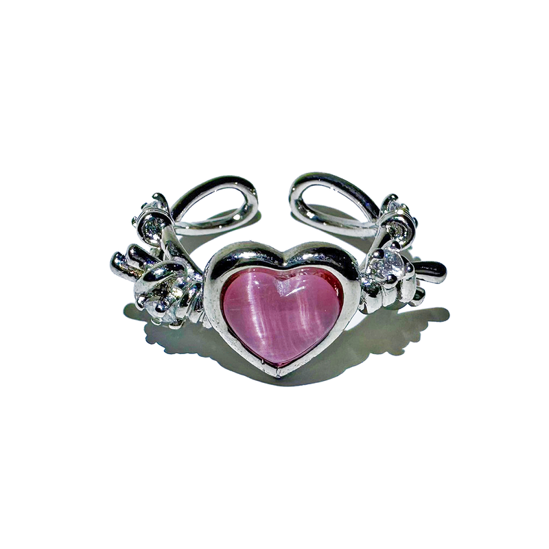 3amgang（スリーエイエムギャング）の「Pink heart angel ring（Accessories）」
