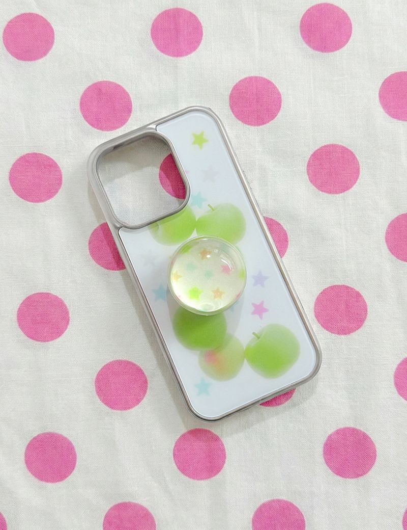 【MADE】Apple Fizz Silver Bumper Case