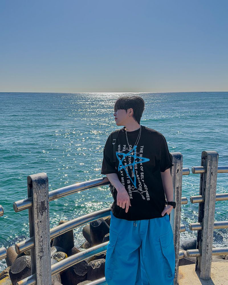 JIIGEUM(ジグム)の「Meteorite Spray Short Sleeve 2C(Tops)」