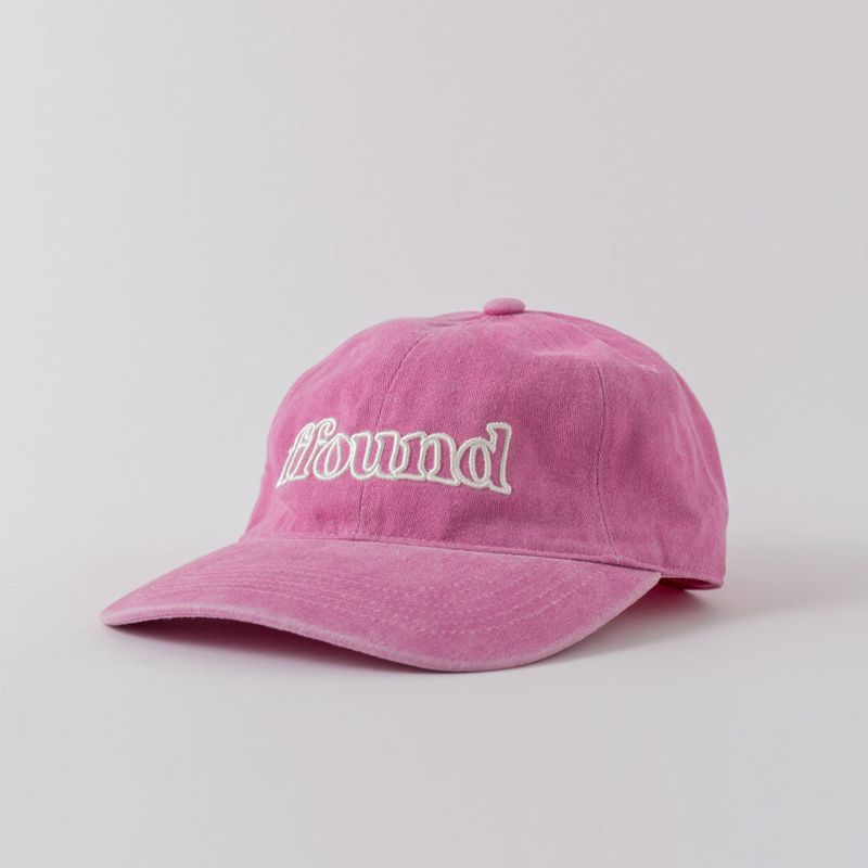 Human & Cat（ヒューマン＆キャット）の「FFOUND2 VINTAGE STONE WASHED BALL CAP / PINK（Hats）」
