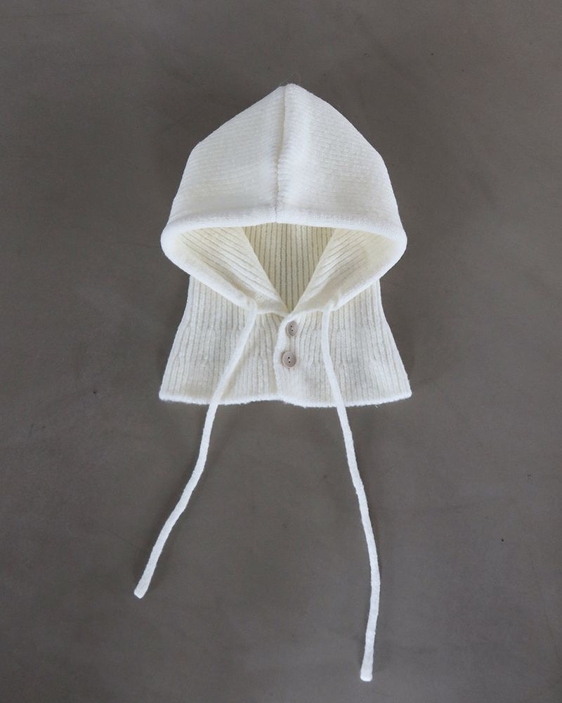 Button neck warmer hood bara clava
